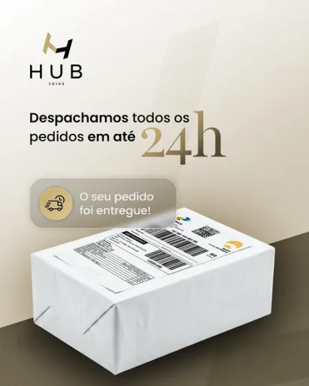 Publicação do Instagram @hub.joias